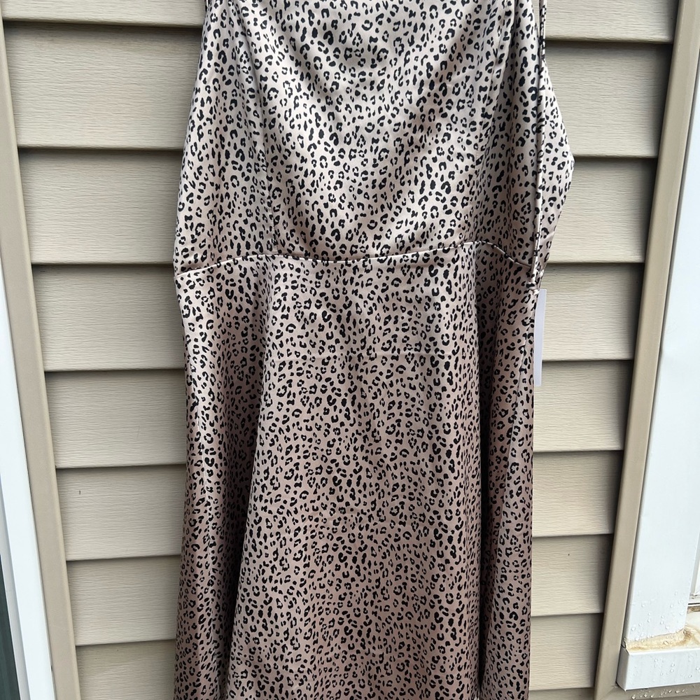 NWT Leopard Print Mini Dress